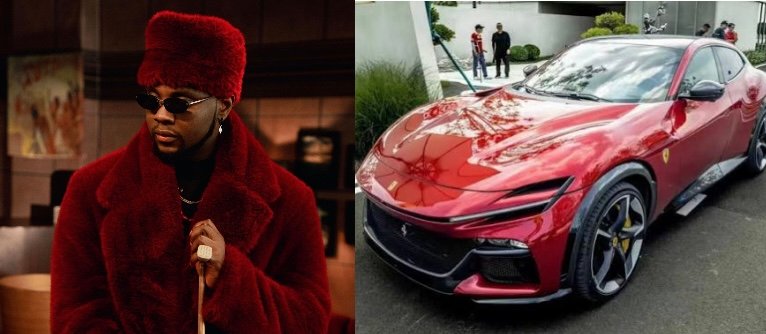 Kizz Daniel Reportedly Adds N1.6 Billion Ferrari Purosangue to His Car Collection