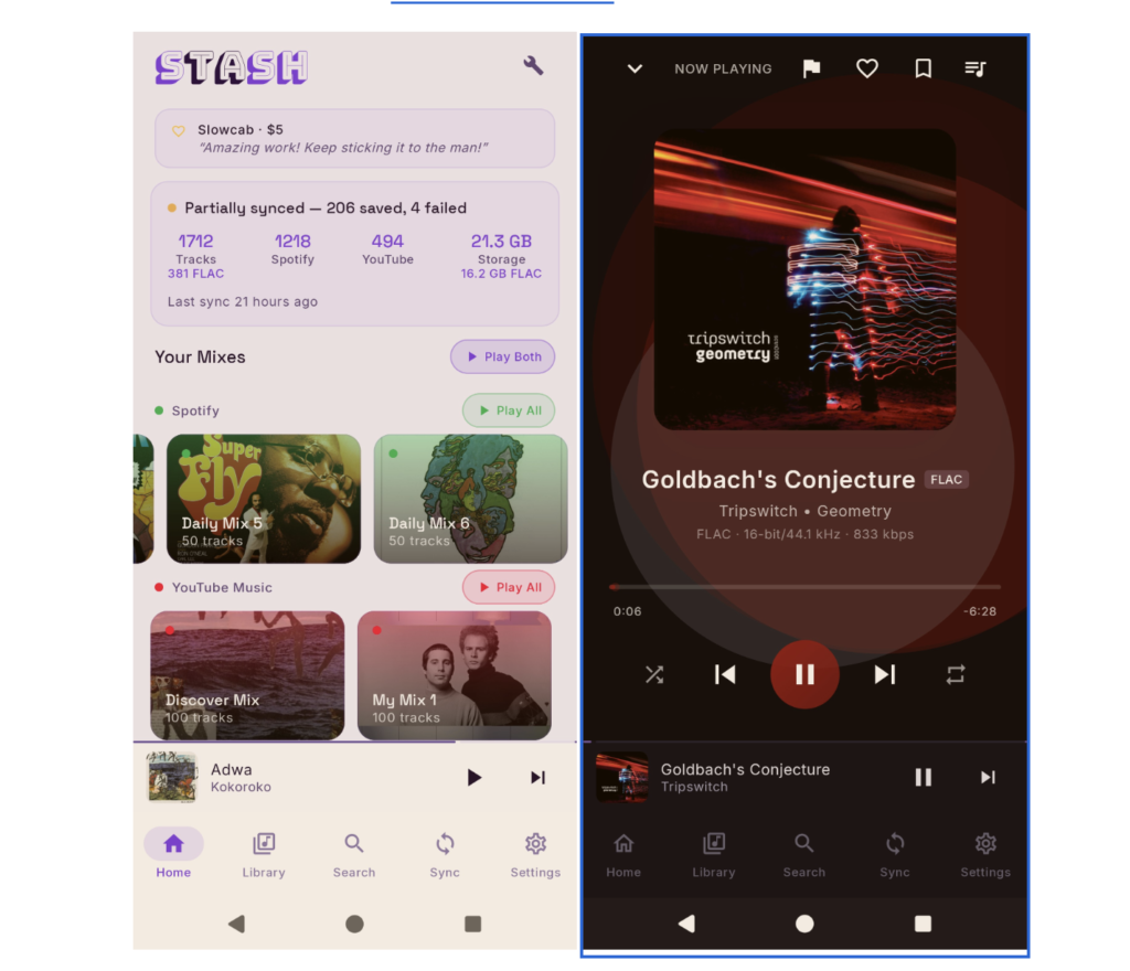 Stash Streaming App