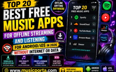 Top 20 Best Free Music Apps for Offline Streaming and Listening for Android/iOS in 2026 Without Internet or Data