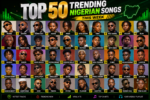 Top 50 Trending Nigerian Songs This Week