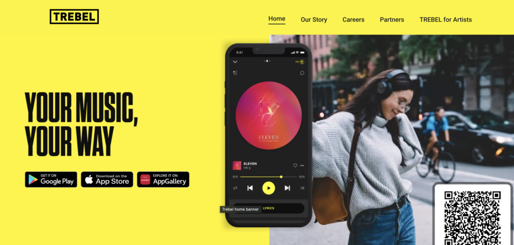 Trebel Music Streaming App